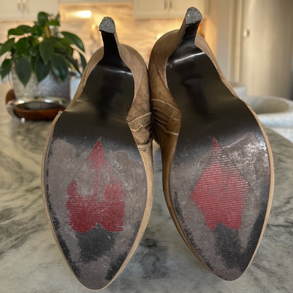 Luichiny ruched suede knee platform boots US 7 - Picture 7 of 12